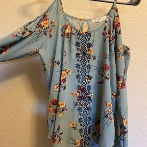 Rewind Cold Shoulder Blouse